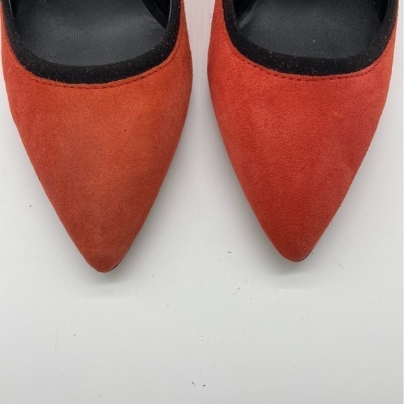 Aldo Suede Leather Color Block Heels Pumps, Sz 6.5 - Picture 6 of 15